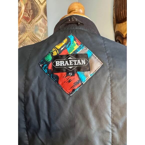 Vintage 1980’s Rainbow and Floral Bomber Jacket - Picture 9 of 9